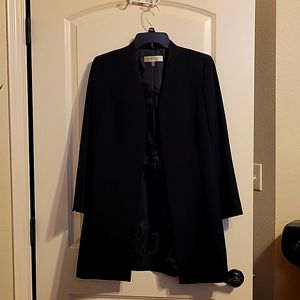 Kasper Black Crepe Topper Size 4